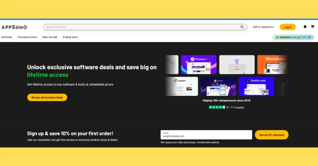 Get lifetime access to top software & tools at unbeatable prices