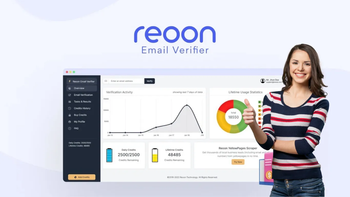 Reoon Email Verifier Lifetime Deal – Clean Your Email List with 99% Accuracy