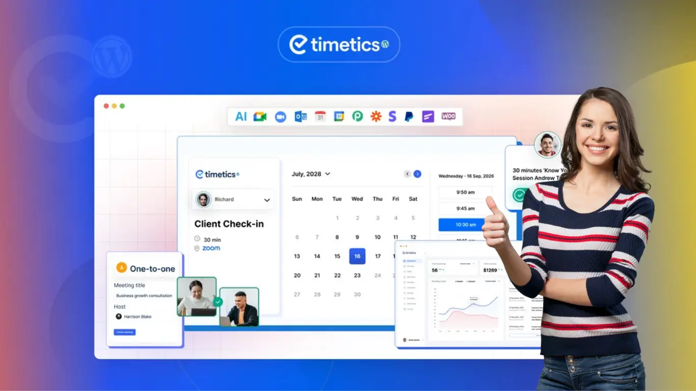 WP Timetics Lifetime Deal – Best WordPress Meeting Booking Plugin
