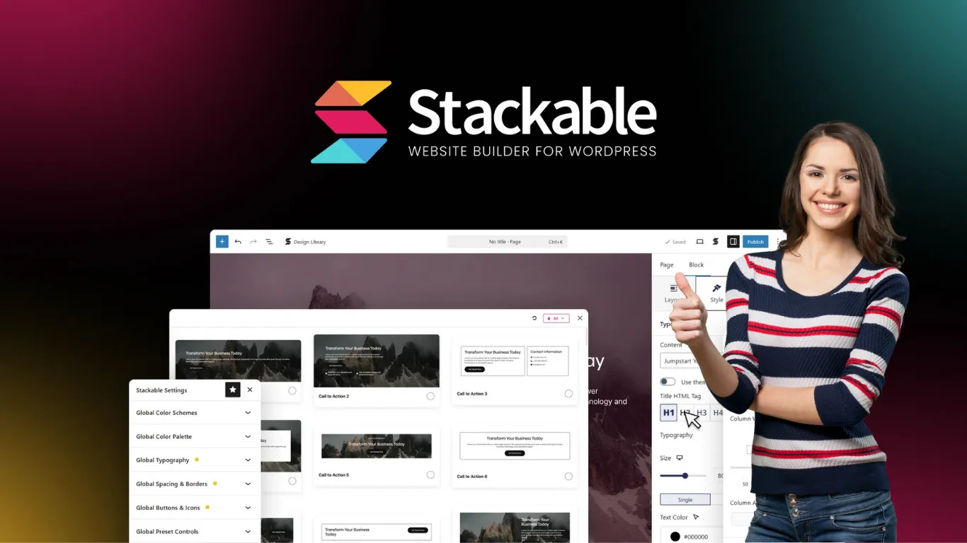 Stackable Lifetime Deal – 44 Powerful Blocks to Build WordPress Sites
