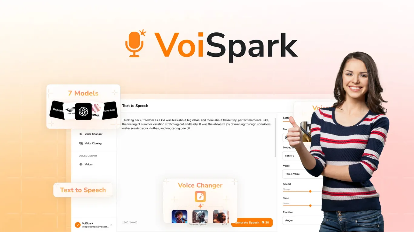 Voispark Lifetime Deal Is Amazing for AI Voiceovers & Cloning