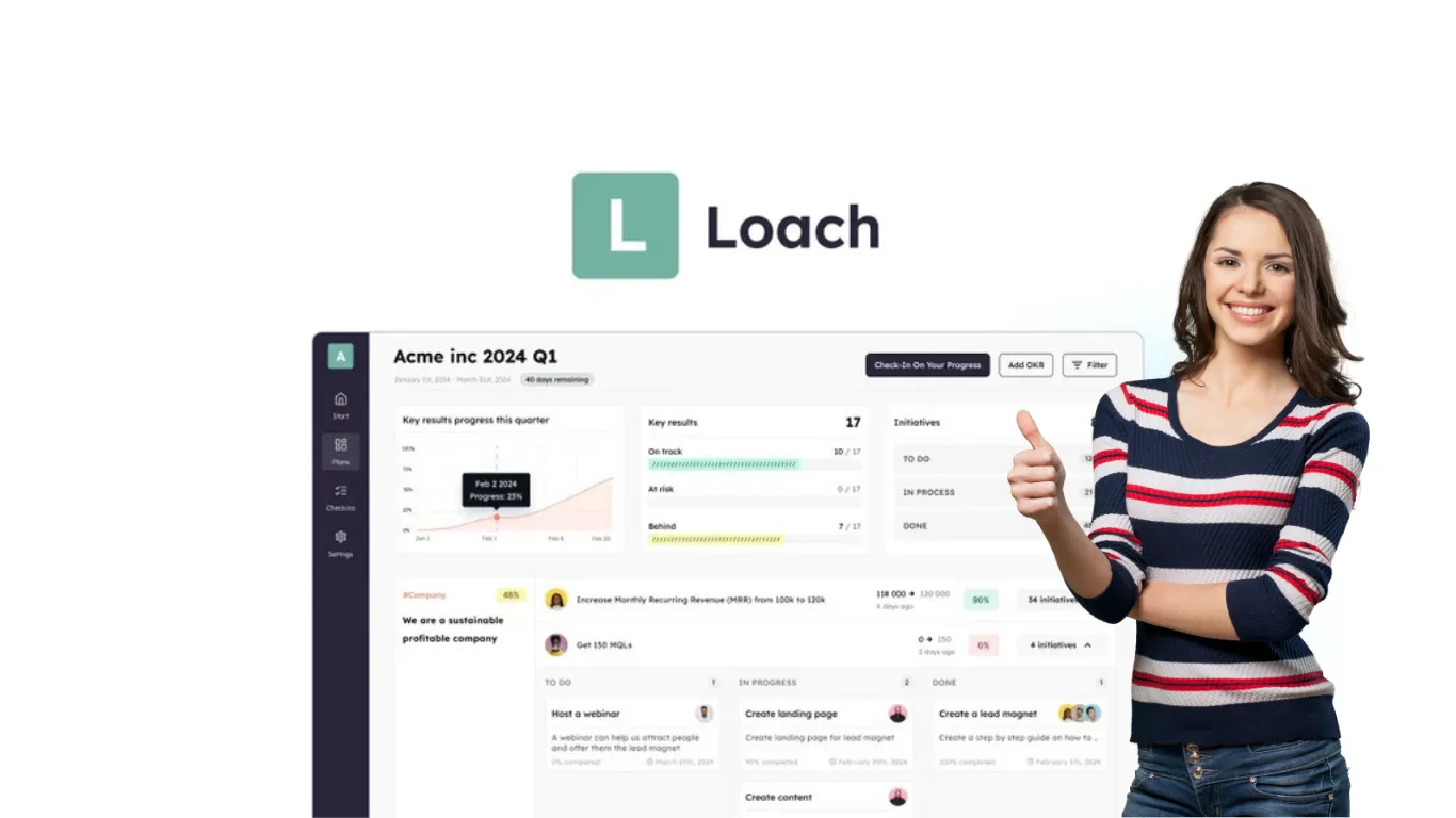 Loach Lifetime Deal: Simple OKR Tracking to Align Teams & Goals
