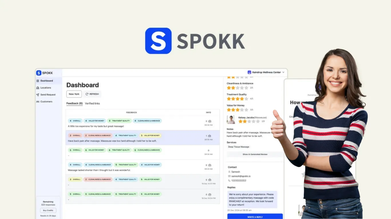 Spokk Lifetime Deal: Instantly Collect Glowing 5-Star Reviews