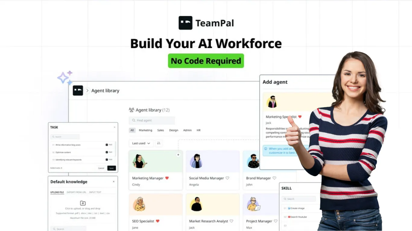 Teampal Lifetime Deal – Build Your AI Workforce Effortlessly