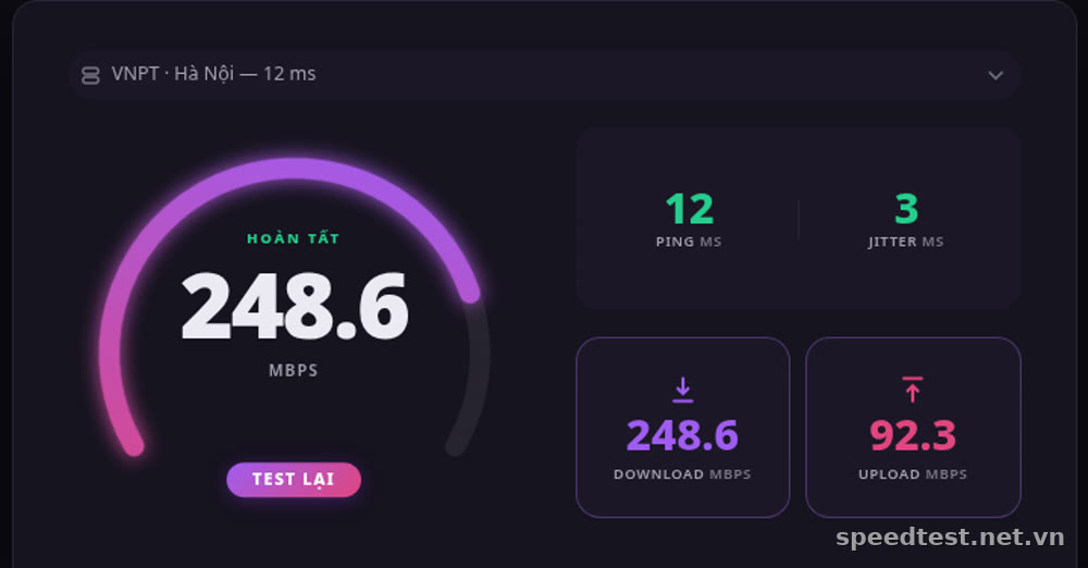 download speed upload speed ping