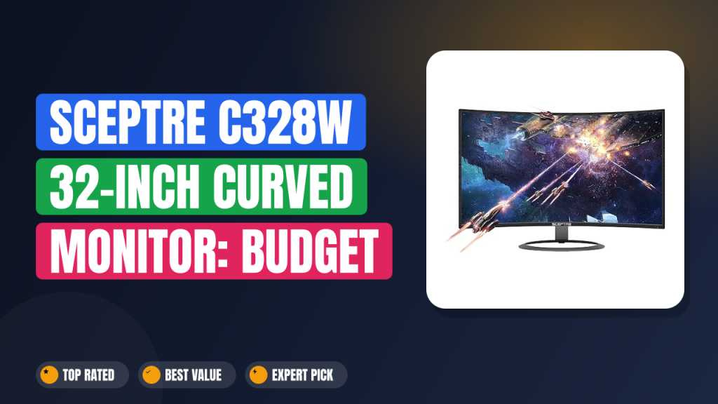 Sceptre C328W 32-Inch Curved Monitor: Budget Friendly