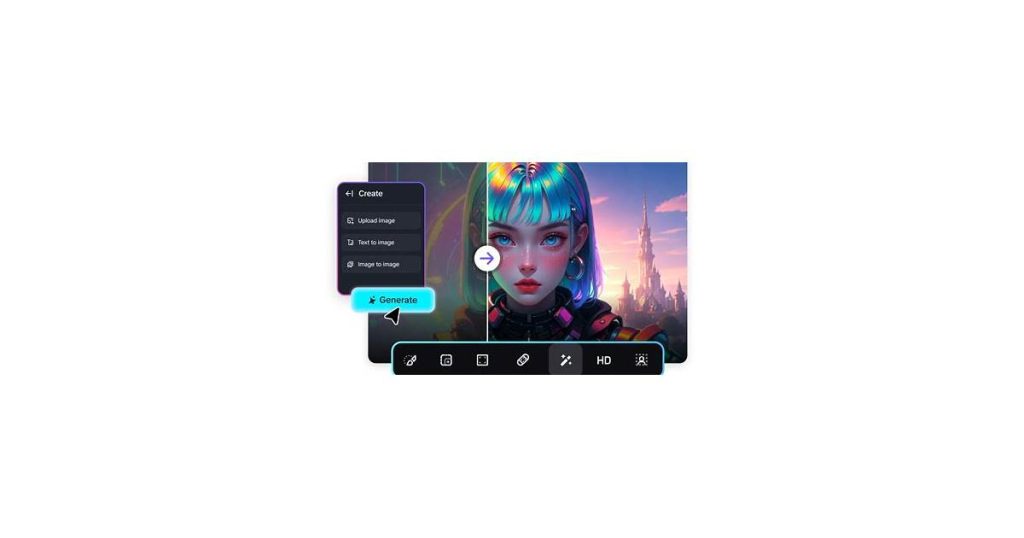 A sleek AI-powered text editor highlighting low-quality content